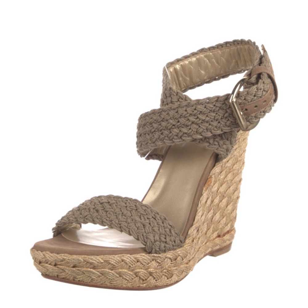 Stuart Weitzman Platform Espadrilles Sandals Size… - image 5